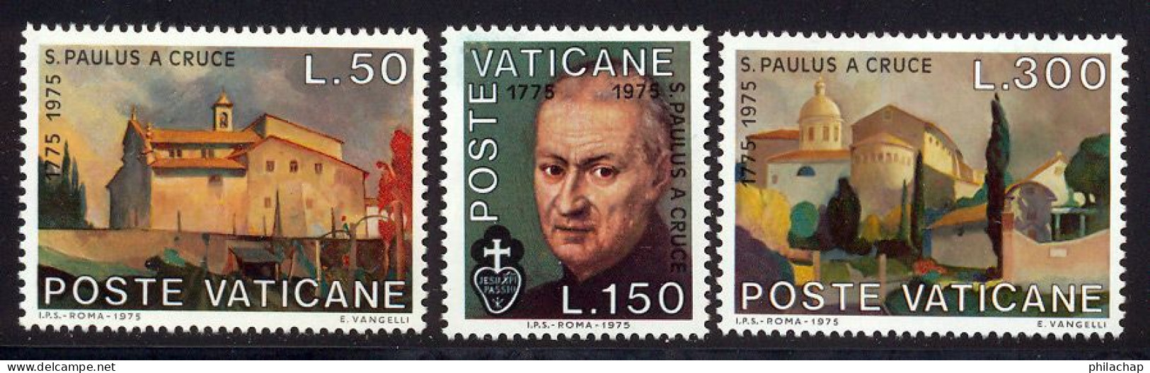 Vatican 1975 Yvert 606 / 608 ** TB - Nuovi