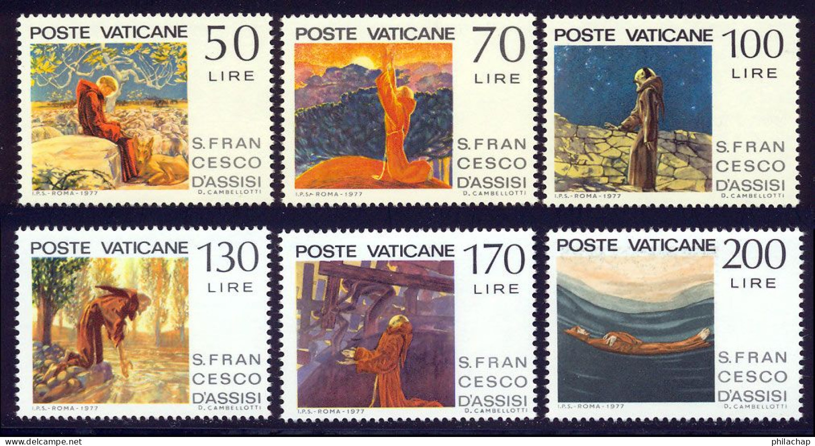 Vatican 1977 Yvert 628 / 633 ** TB - Ungebraucht