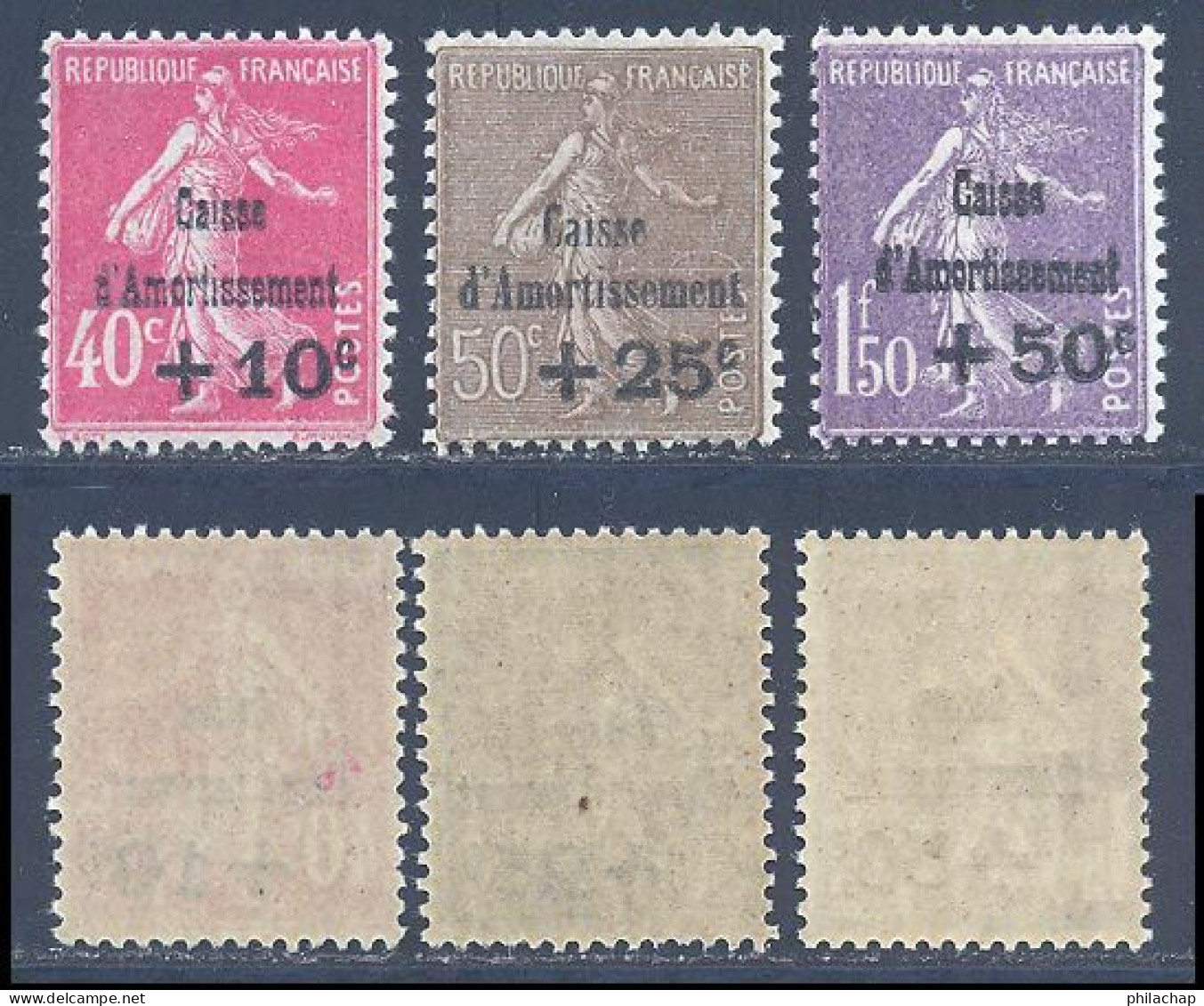 France 1930 Yvert 266 / 268 ** TB - Neufs