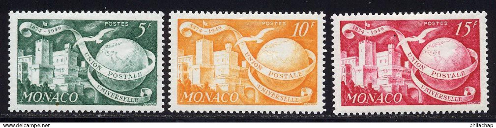 Monaco 1949 Yvert 332 / 333 * TB Charniere(s) - Nuevos