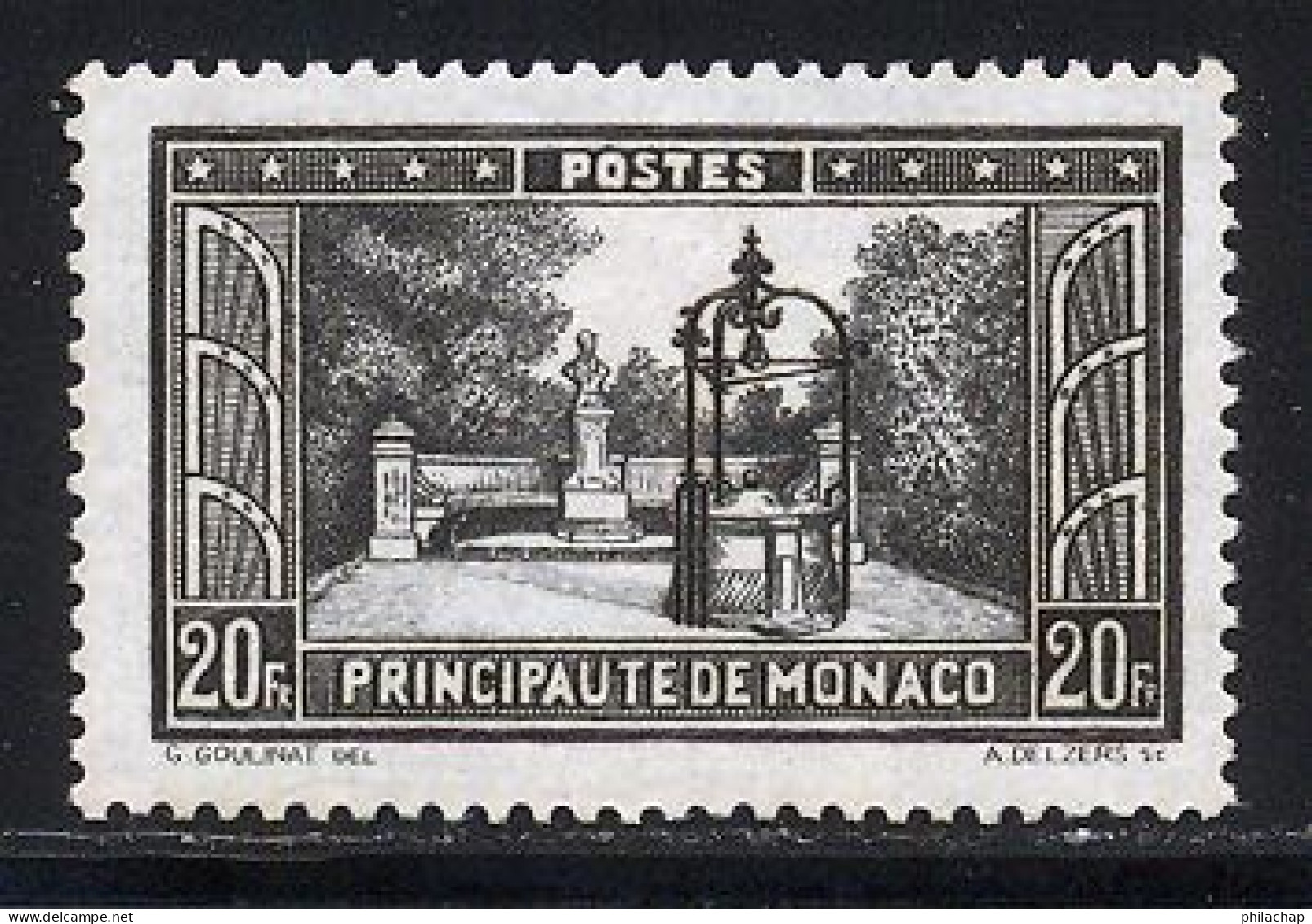Monaco 1933 Yvert 134 * TB Charniere(s) - Unused Stamps