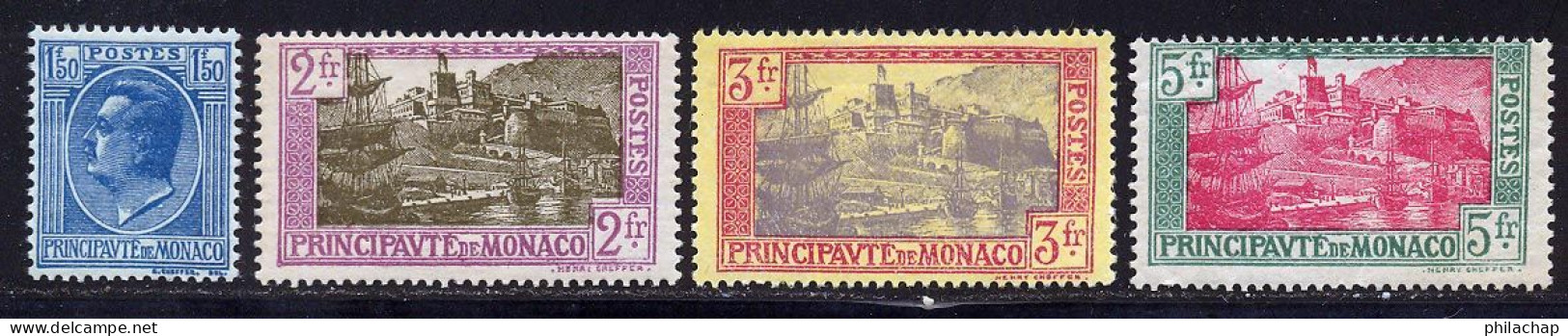 Monaco 1924 Yvert 99 / 102 * TB Charniere(s) - Nuevos