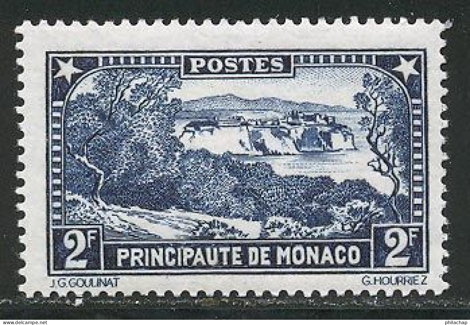Monaco 1933 Yvert 129 * TB Charniere(s) - Ungebraucht