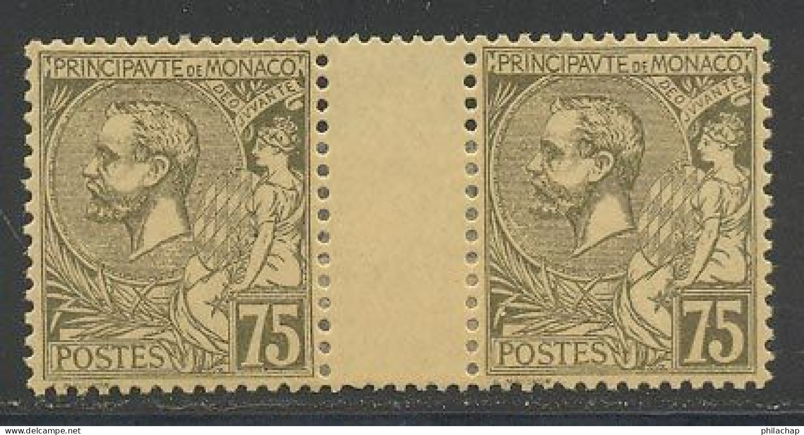 Monaco 1920 Yvert 45 * TB Charniere(s) - Unused Stamps