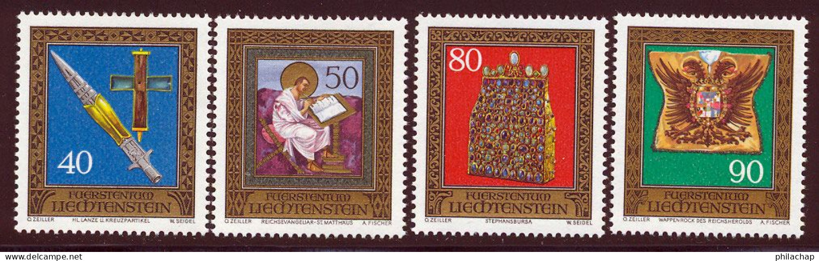 Liechtenstein 1977 Yvert 617 / 620 ** TB - Unused Stamps