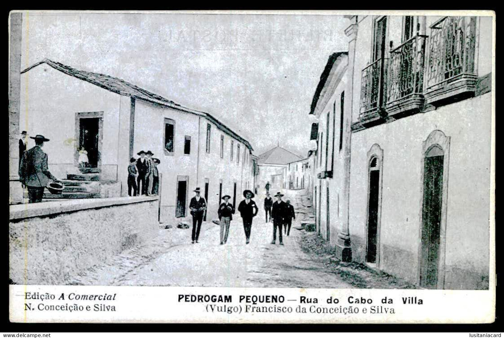 SERTÃ - PEDROGÃO PEQUENO-Pedrogam Pequeno- Rua Do Cabo Da Villa(Ed. A. Comercial N. Conceição E Silva) Carte Postale - Castelo Branco