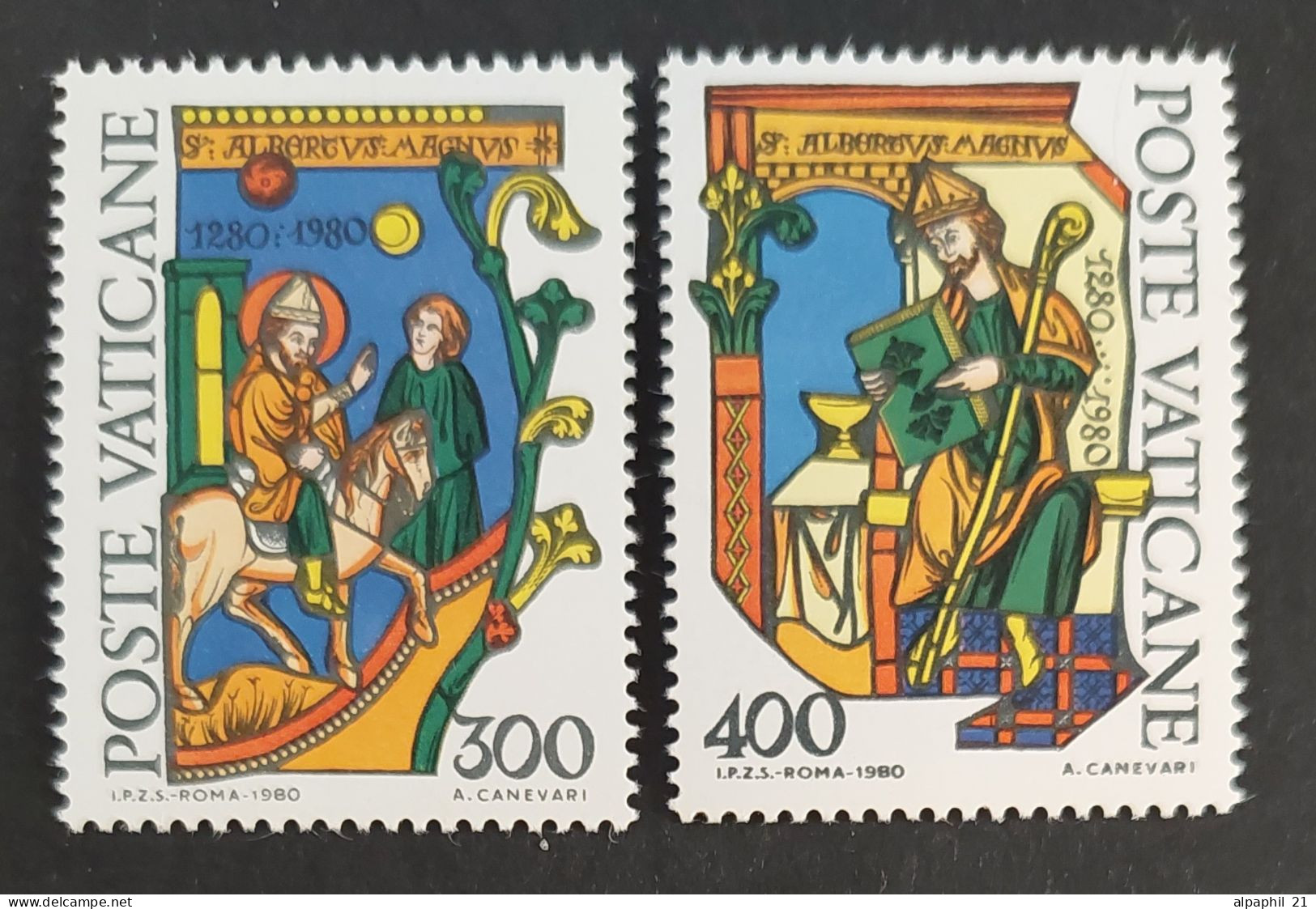 Città Del Vaticano: St. Albert The Great, 1980 - Unused Stamps
