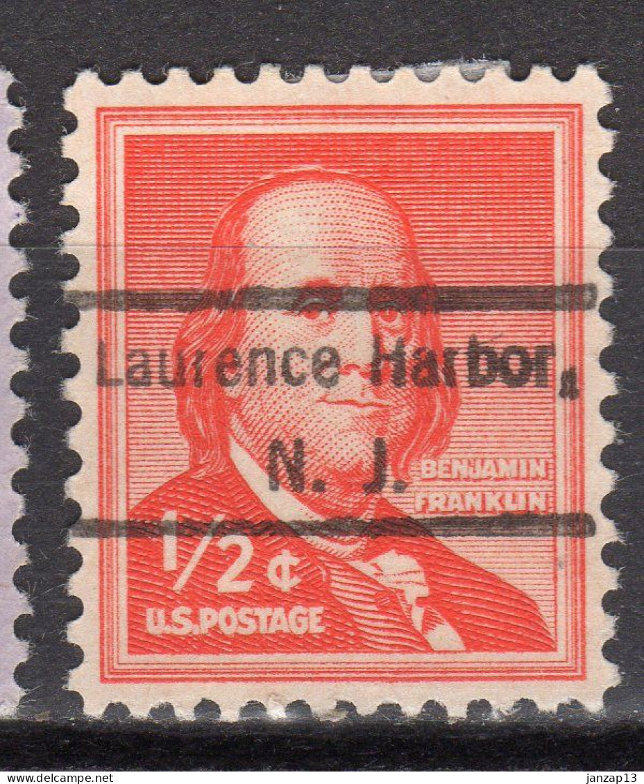 NJ-323; USA Precancel/Vorausentwertung/Preo; LAURENCE HARBOR (NJ), Type 809 - Vorausentwertungen