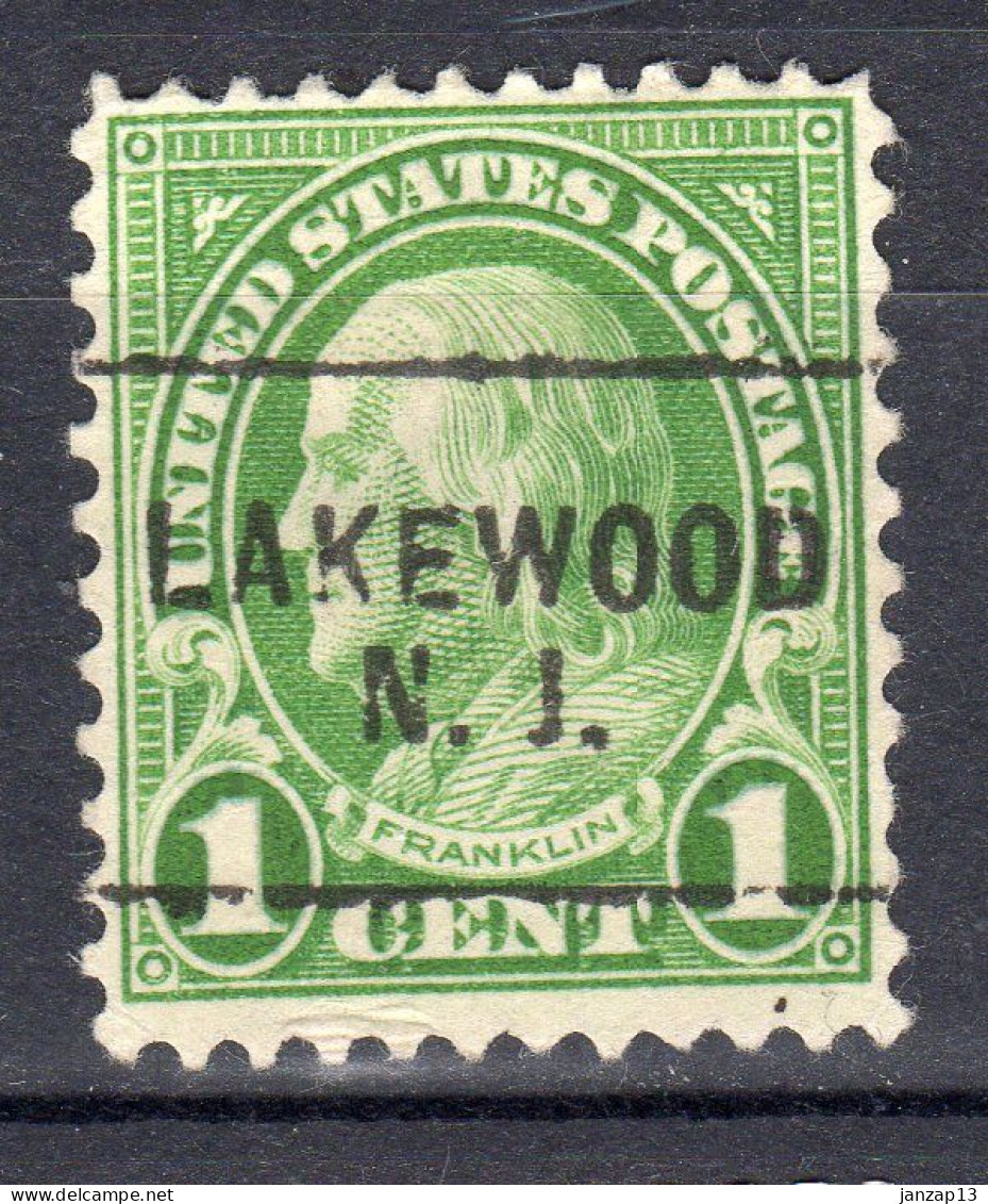 NJ-313; USA Precancel/Vorausentwertung/Preo; LAKEWOOD (NJ), Type 703 - Vorausentwertungen