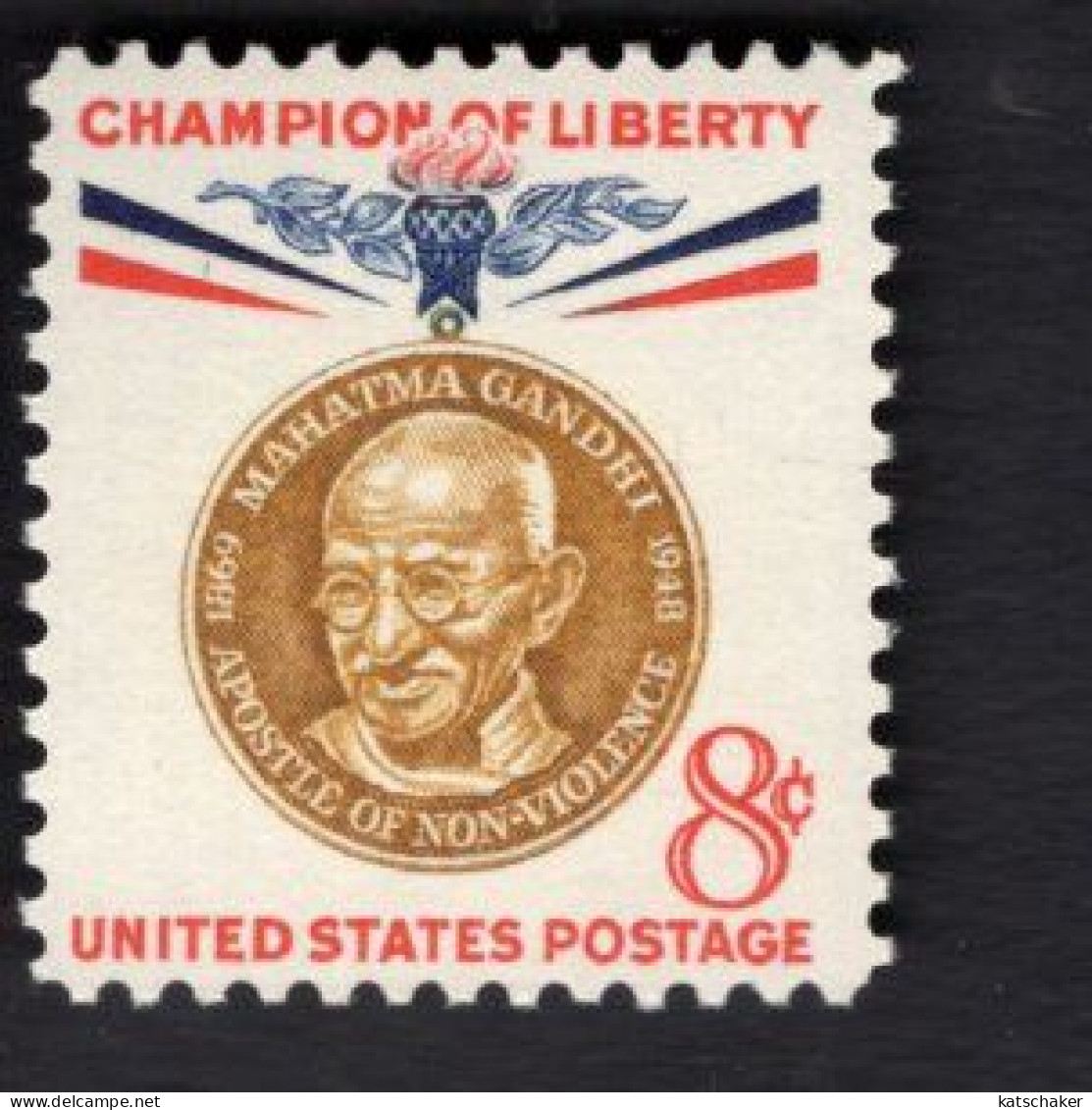 219953303 1961 SCOTT 1175 (XX) POSTFRIS MINT NEVER HINGED - Champion Of Liberty GHANDI - Nuovi