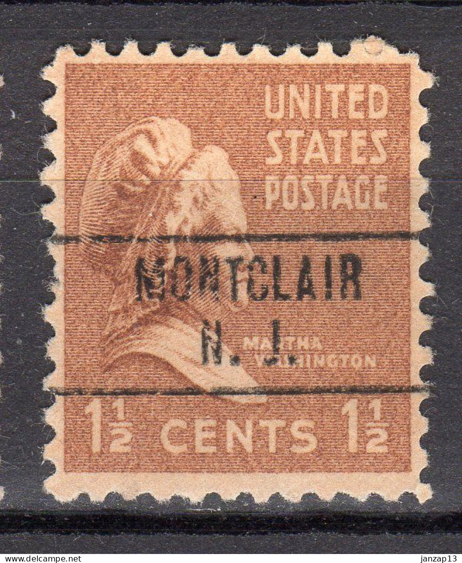 NJ-397; USA Precancel/Vorausentwertung/Preo; MONTCLAIR (NJ), Type 748 - Vorausentwertungen