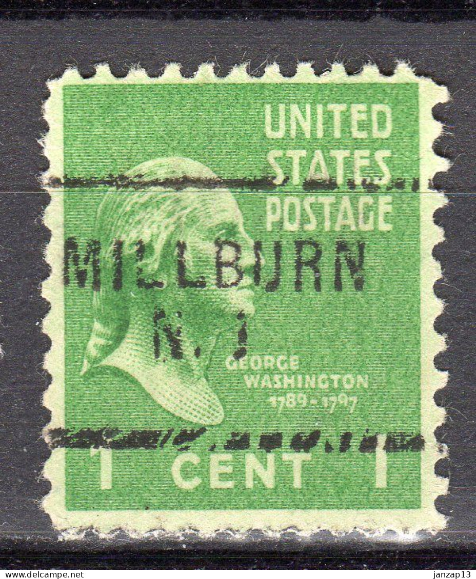 NJ-381; USA Precancel/Vorausentwertung/Preo; MILLBURN (NJ), Type 703 - Vorausentwertungen