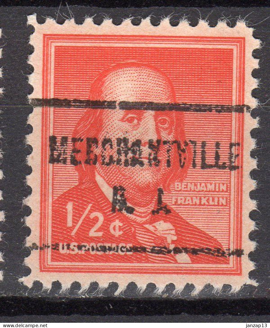 NJ-367; USA Precancel/Vorausentwertung/Preo; MERCHANTVILLE (NJ), Type 704 - Vorausentwertungen