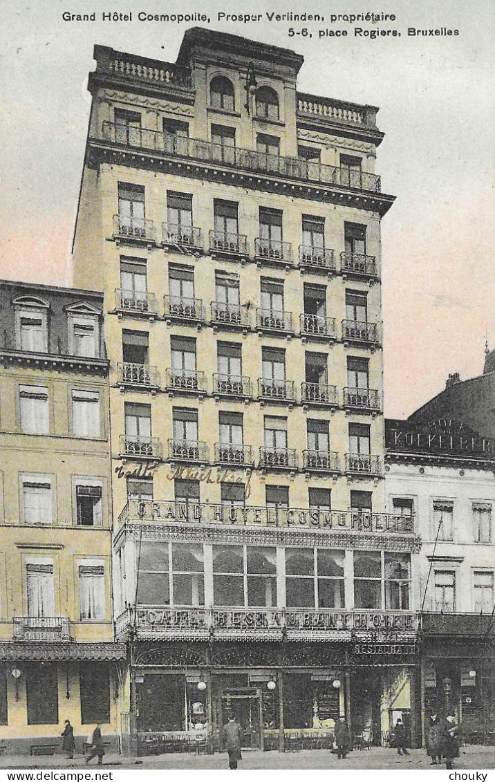 Bruxelles (1910) - Cafés, Hotels, Restaurants