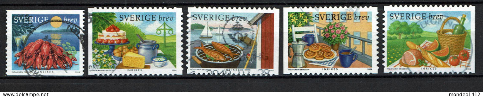 Sweden 2008 - Gastronomie  -  Used - Usados