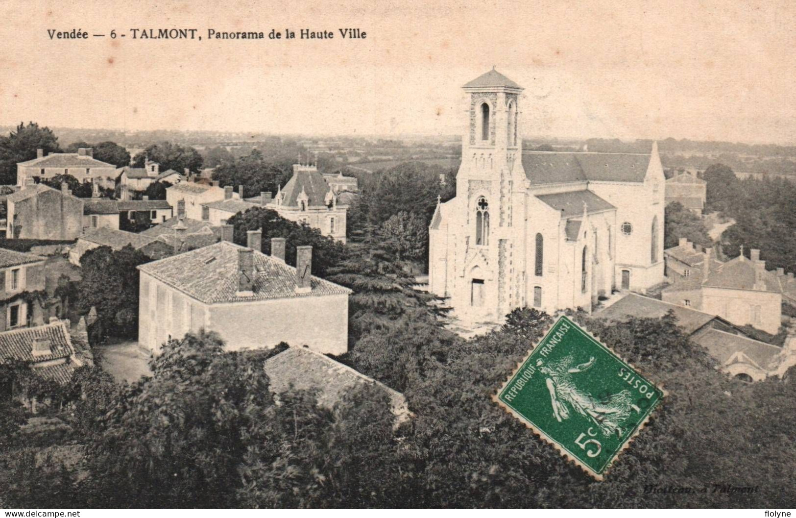 Talmont Saint Hilaire - Panorama De La Ville Haute - Talmont Saint Hilaire
