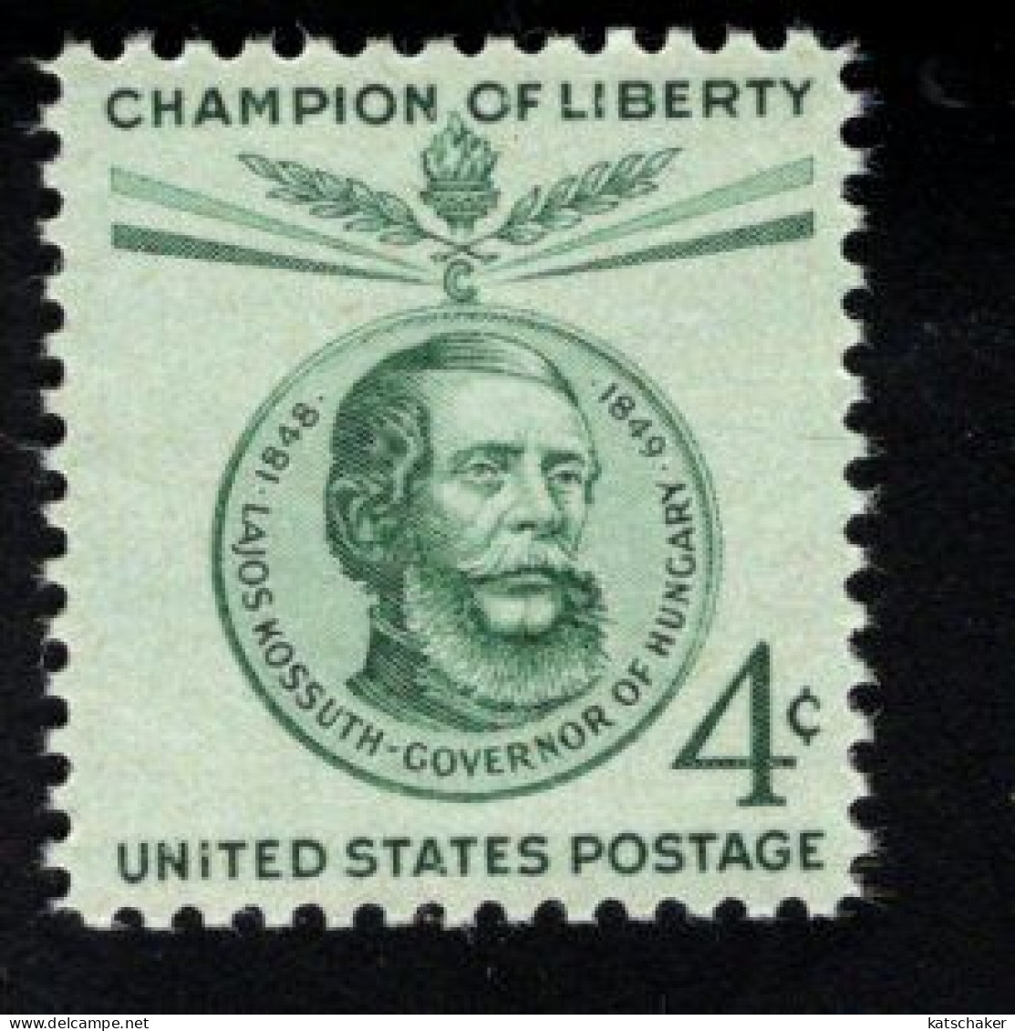 219953749 1958 SCOTT 1117 POSTFRIS MINT  NEVER HINGED EINWANDFREI (XX) CHAMPION OF LIBERTY LAJOS KOSSUTH - Unused Stamps