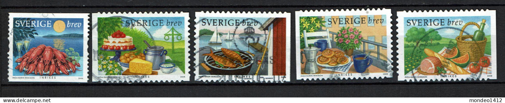 Sweden 2008 - Gastronomie  -  Used - Gebruikt