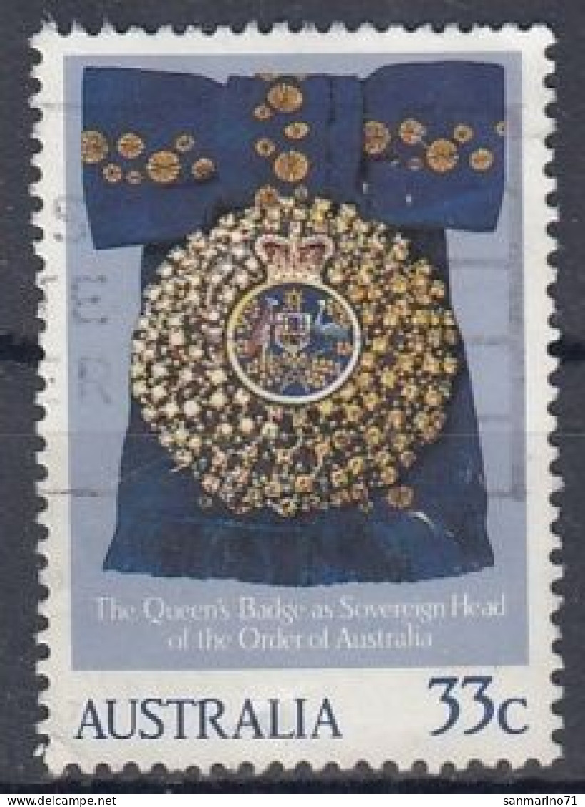 AUSTRALIA 935,used,falc Hinged - Usati