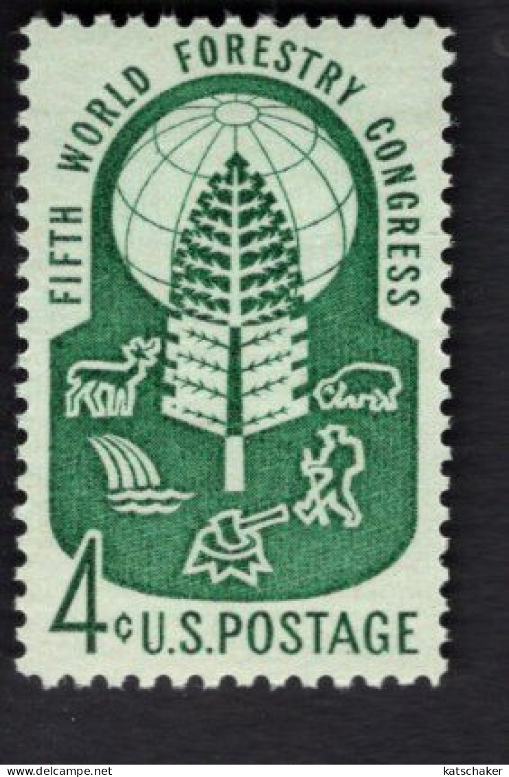 219954569  1960 SCOTT 1156 (XX) POSTFRIS MINT NEVER HINGED POSTFRISCH - World Forestry Congres - Ungebraucht