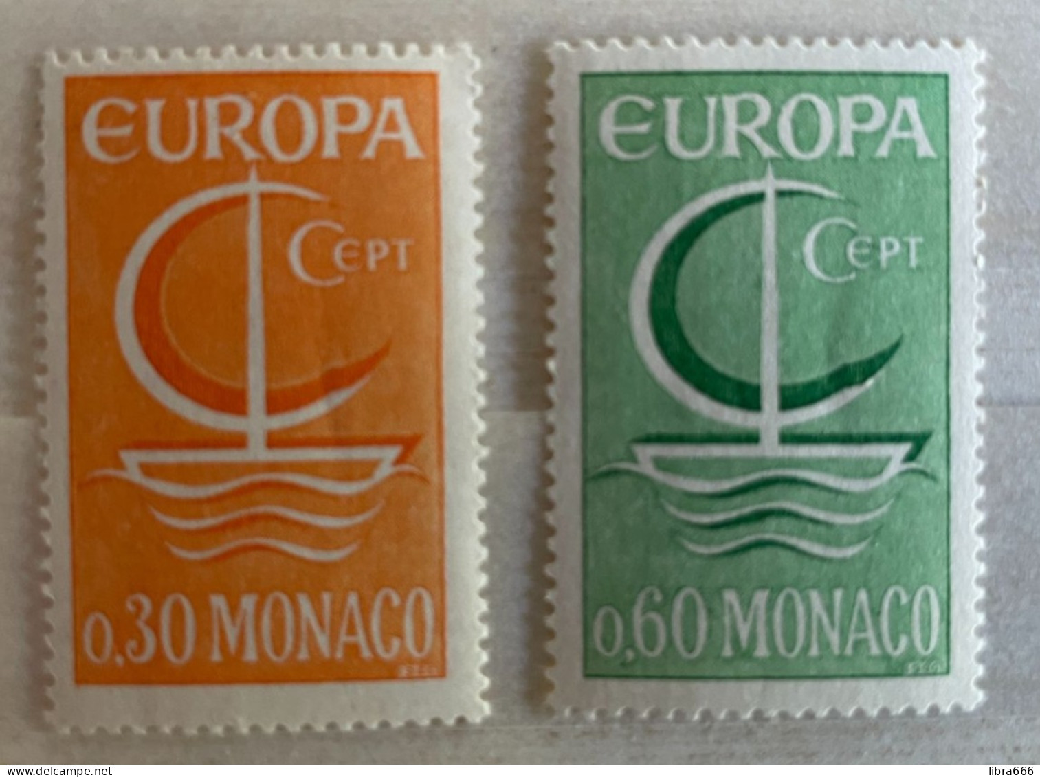 (2 X) - CEPT MONACO 1966 Mi-Nr. 835-836 MNH - 1966