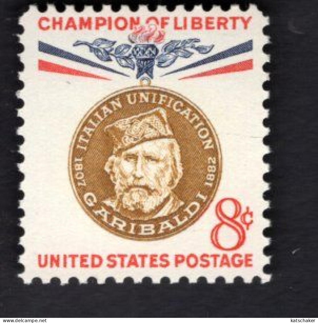 2005719905 1960 SCOTT 1169 (XX) POSTFRIS MINT NEVER HINGED -  CHAMPIONS OF LIBERTY - GUISEPPE GARIBALDI - Unused Stamps