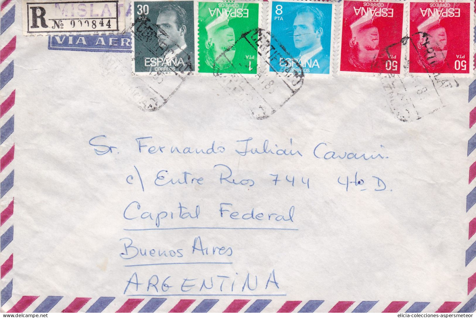 Spain - 1985 - Airmail - Letter - Sent From Madrid To Buenos Aires, Argentina - Caja 30 - Covers & Documents