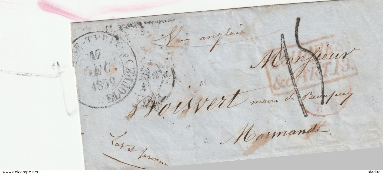 1818/1947 - Petite Collection De 18 Lettres Maritimes, Carte Postale, Enveloppes, 1 Devant De GUADELOUPE  (36 Scans) - Covers & Documents