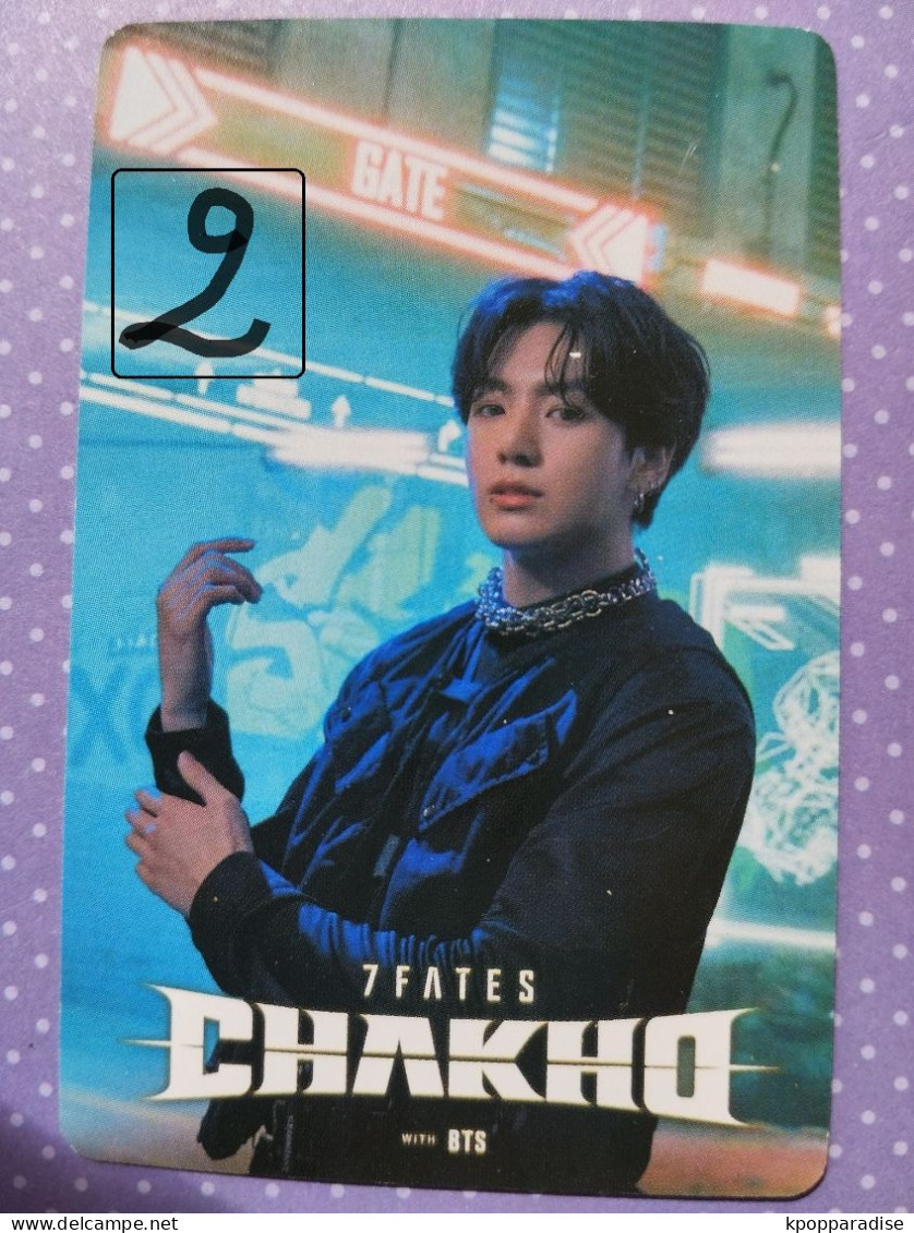 Photocard K POP Au Choix  BTS  7fates Chakho  Jungkook - Objets Dérivés