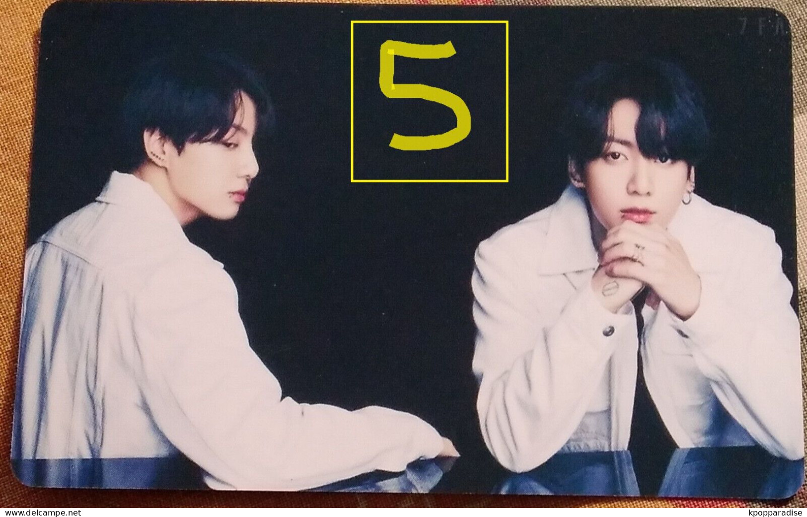 Photocard K POP Au Choix  BTS  7fates Chakho  Jungkook - Objetos Derivados