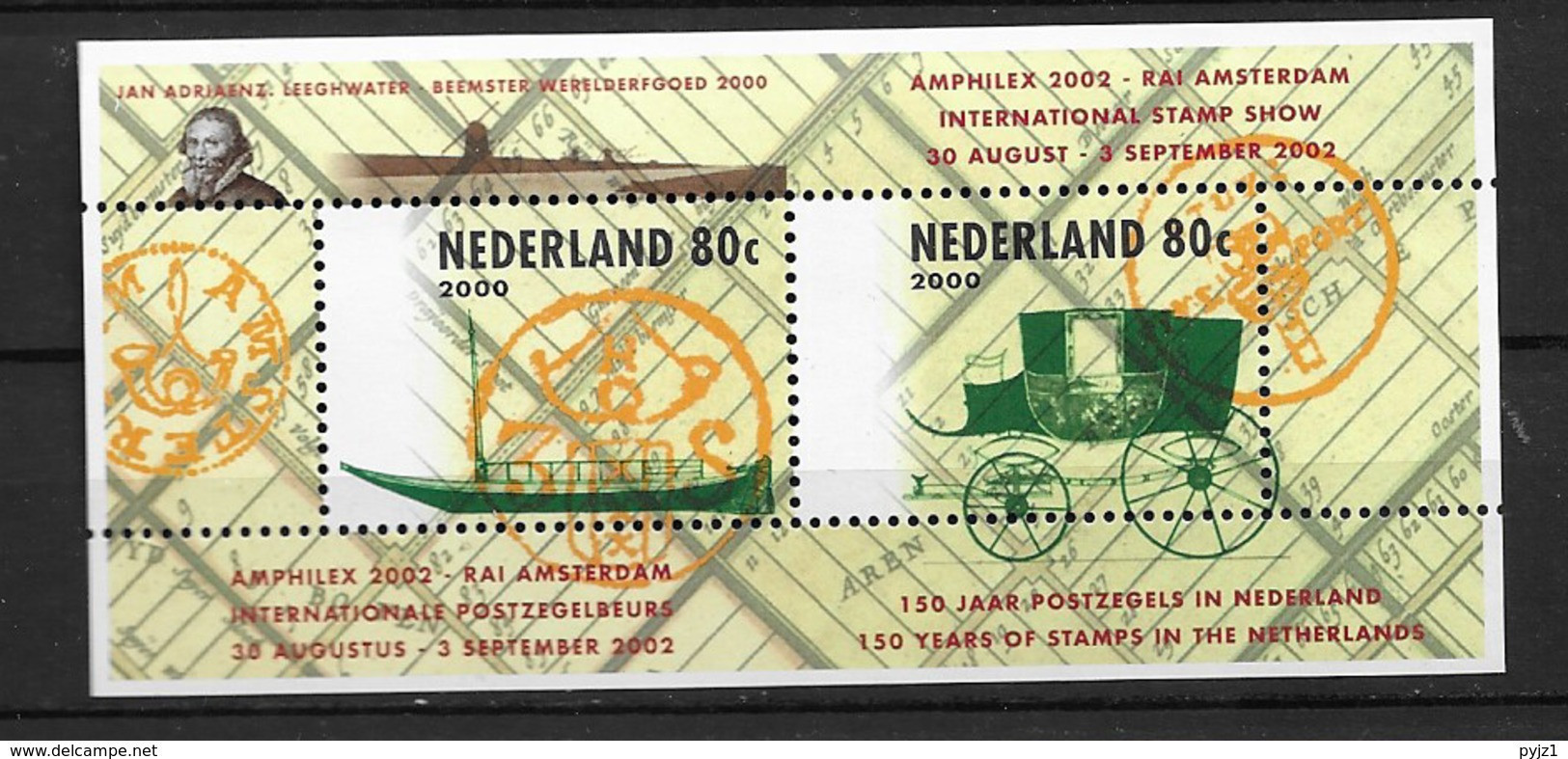 2000 MNH Netherlands NVPH Nr 1926 - Bloks