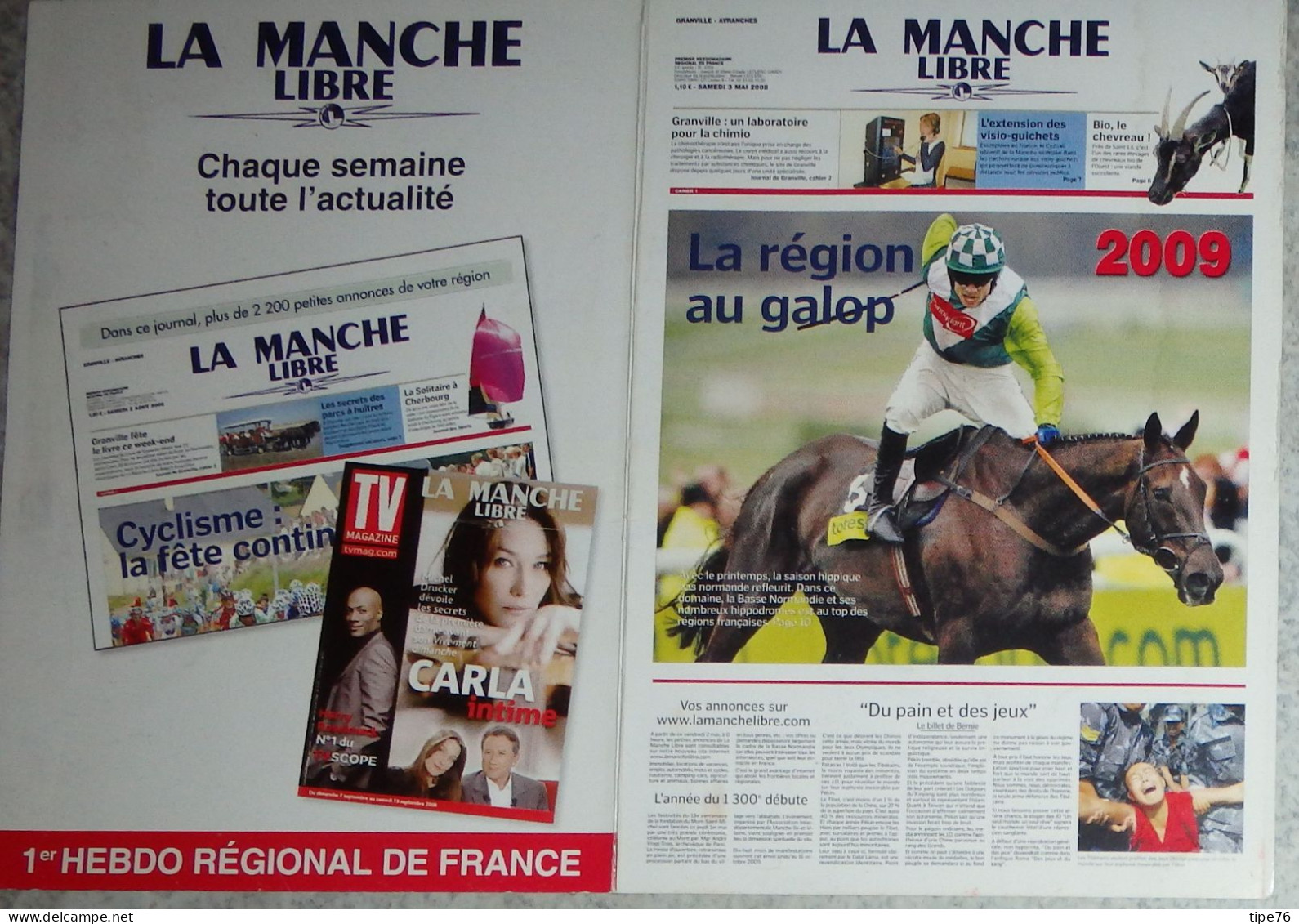 Petit Calendrier De Poche 2009 Journal La Manche Libre - Tamaño Pequeño : 2001-...