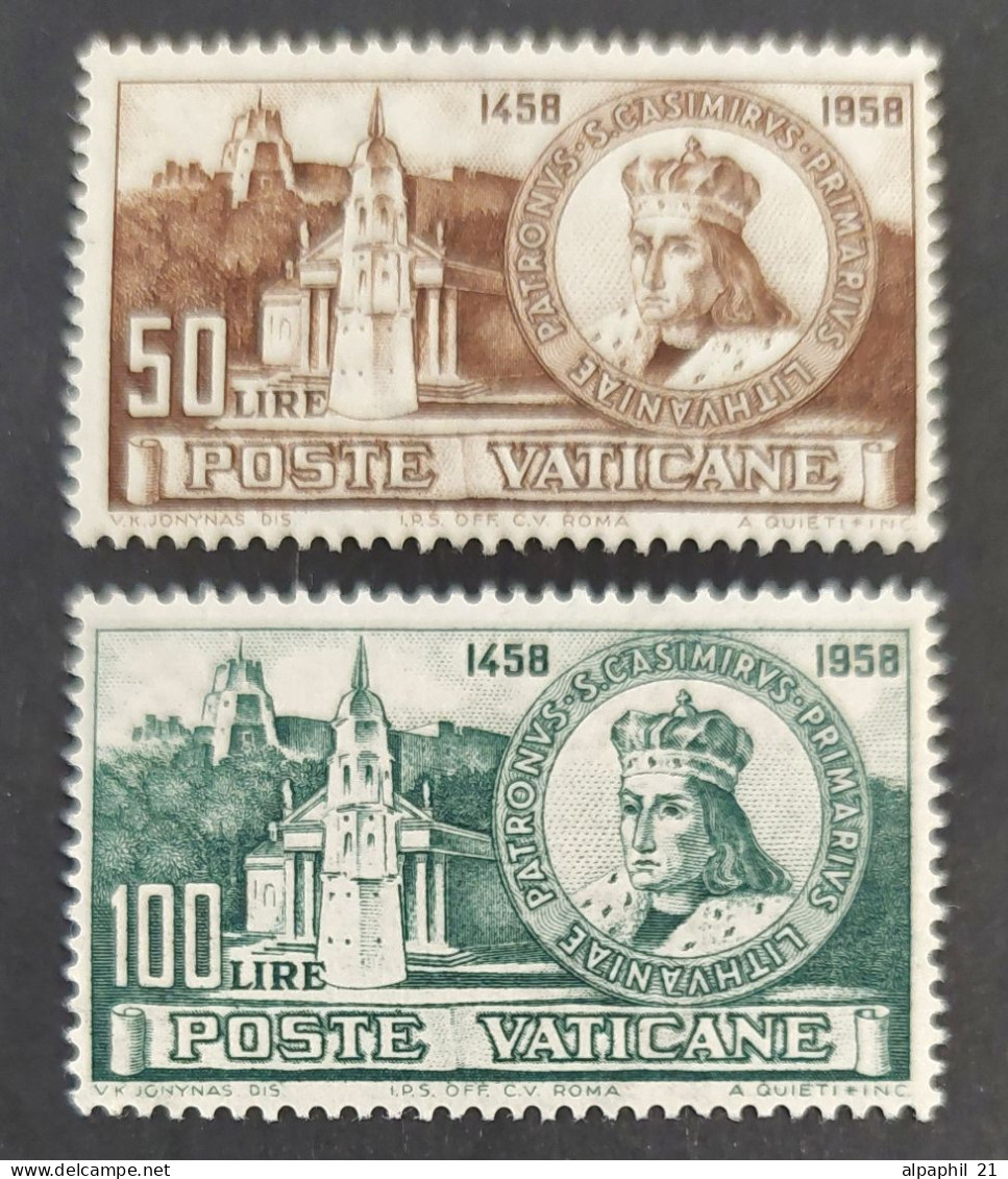 Città Del Vaticano: Wilna's Cathedral And St. Casimir, 1959 - Unused Stamps