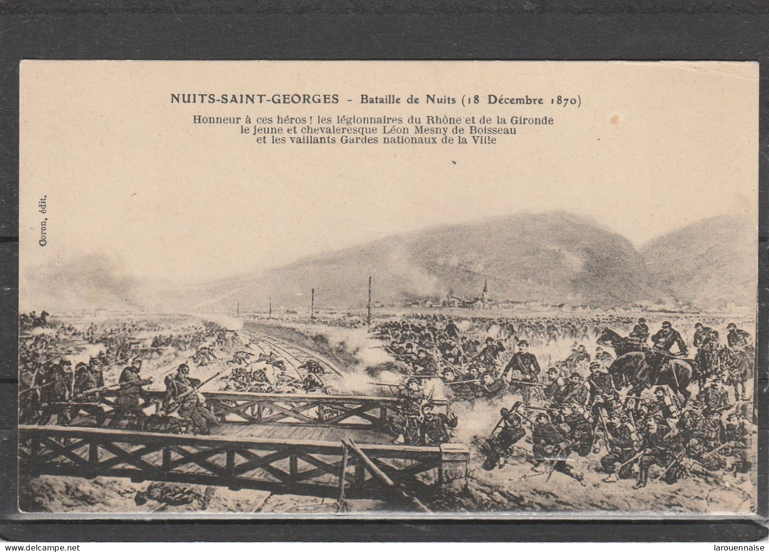 21 - NUITS SAINT GEORGES - Bataille De Nuits (18 Décembre 1870) - Honneur à Ces Héros !.... - Guerres - Autres