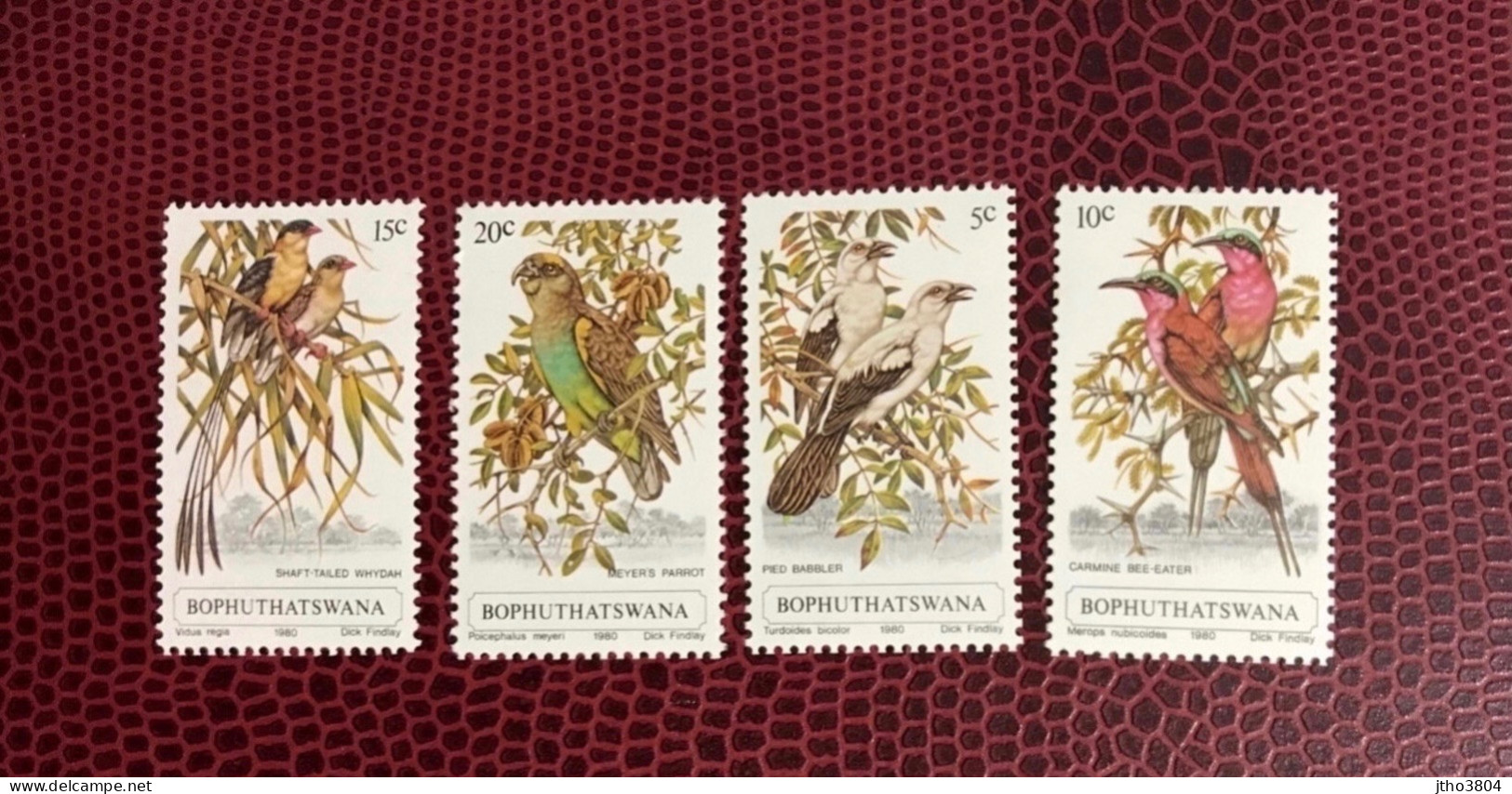 BOPHUTHTSWANA Afrique Du Sud 1980 4v Neuf MNH ** Mi 60 / 63 Pájaro Bird Pássaro Vogel Ucello Oiseau SOUTH AFRICA - Parrots