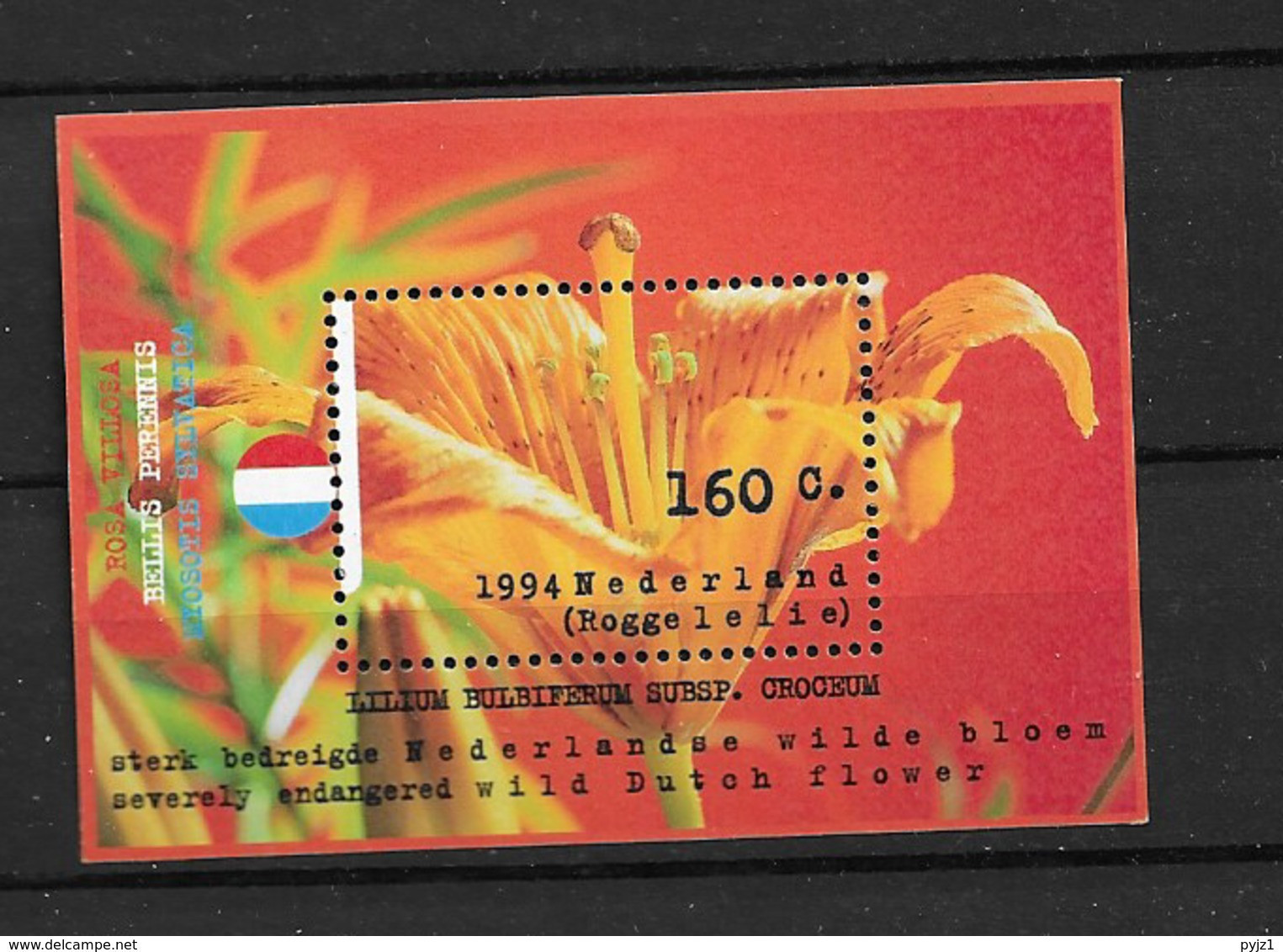 1994 MNH Netherlands NVPH Nr 1604 - Bloques