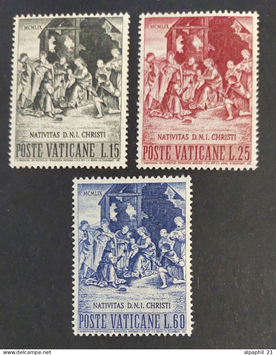 Città Del Vaticano: Nativity, Raphael, 1959 - Unused Stamps