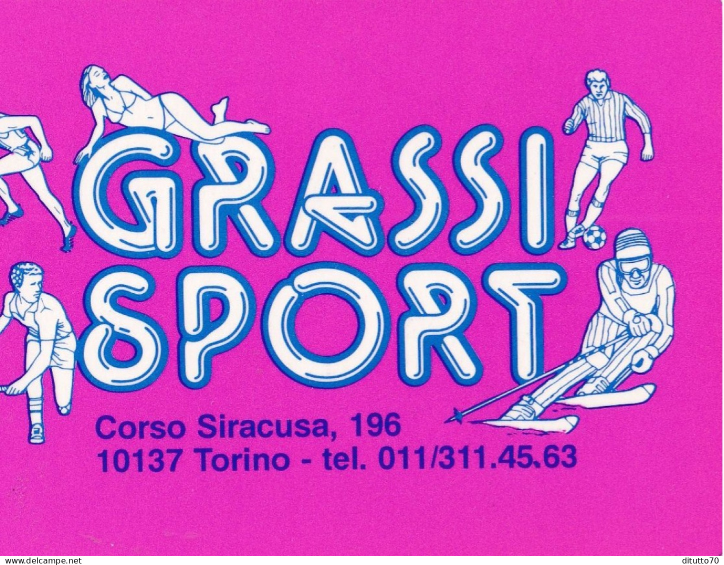 Calendarietto - Grassi Sport - Torino - Anno 1995 - Small : 1991-00