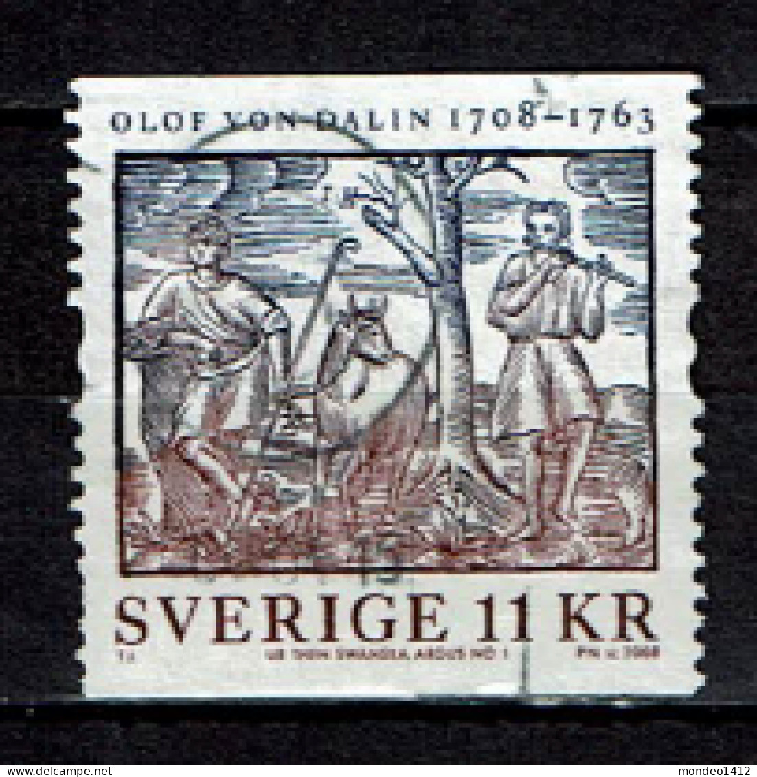 Sweden 2008 - Olof Von Dalin, Ecrivain, Historien - Used - Used Stamps