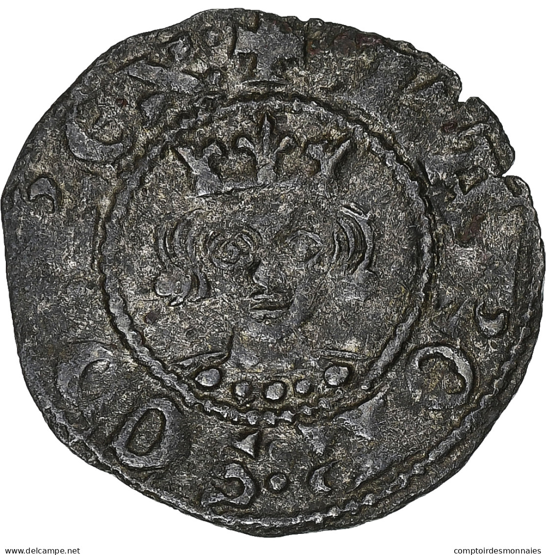 Royaume De Naples, Charles II D'Anjou, Denier, 1285-1309, Billon, TTB+ - Monete Feudali
