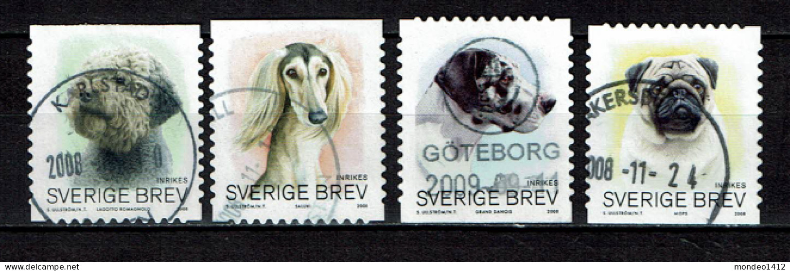 Sweden 2008 - Chiens, Dogs, Honden - Used - Oblitérés