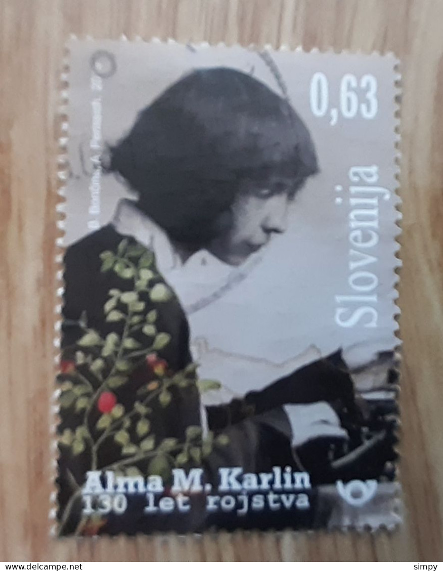 SLOVENIA 2019 Alma Karlin Used Stamp - Slovenia