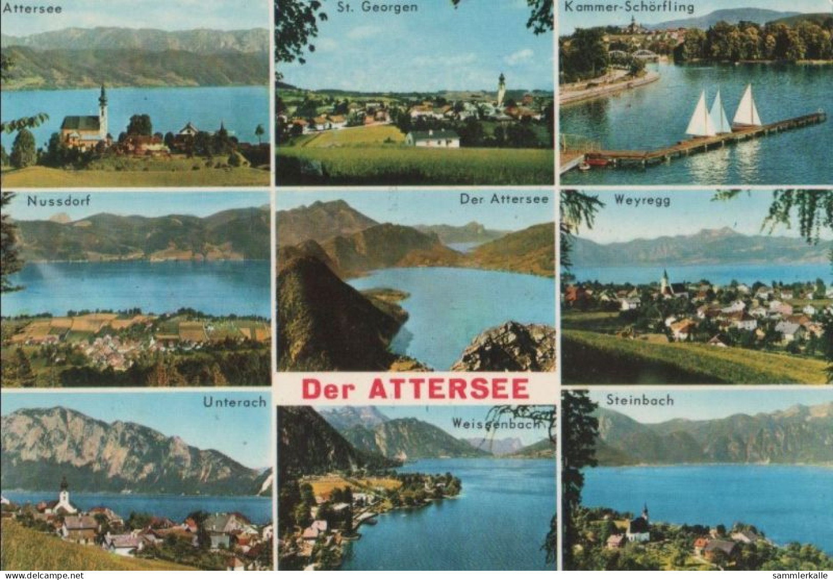 99359 - Österreich - Attersee - Ca. 1980 - Attersee-Orte