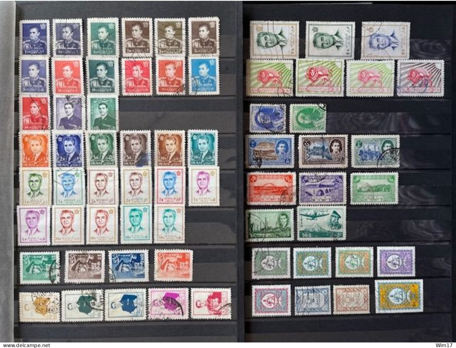 IRAN LOT OF 66 STAMPS USED/UNUSED - Iran