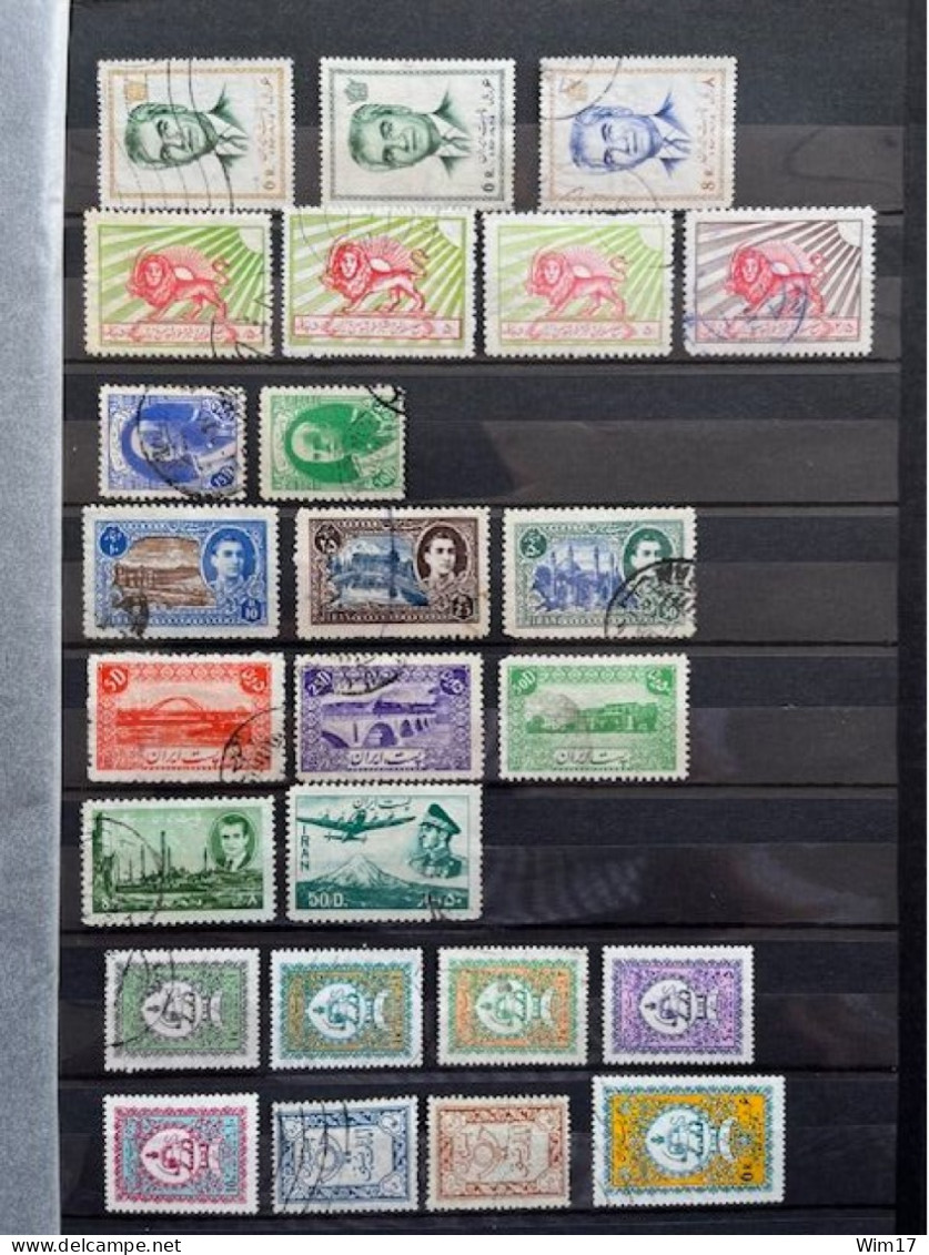 IRAN LOT OF 66 STAMPS USED/UNUSED - Iran