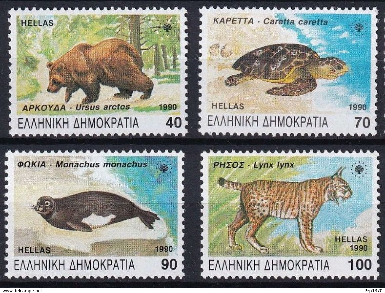 GRECIA 1979 - GREECE - FAUNA SALVAJE - YVERT 1722/1725** - Ungebraucht