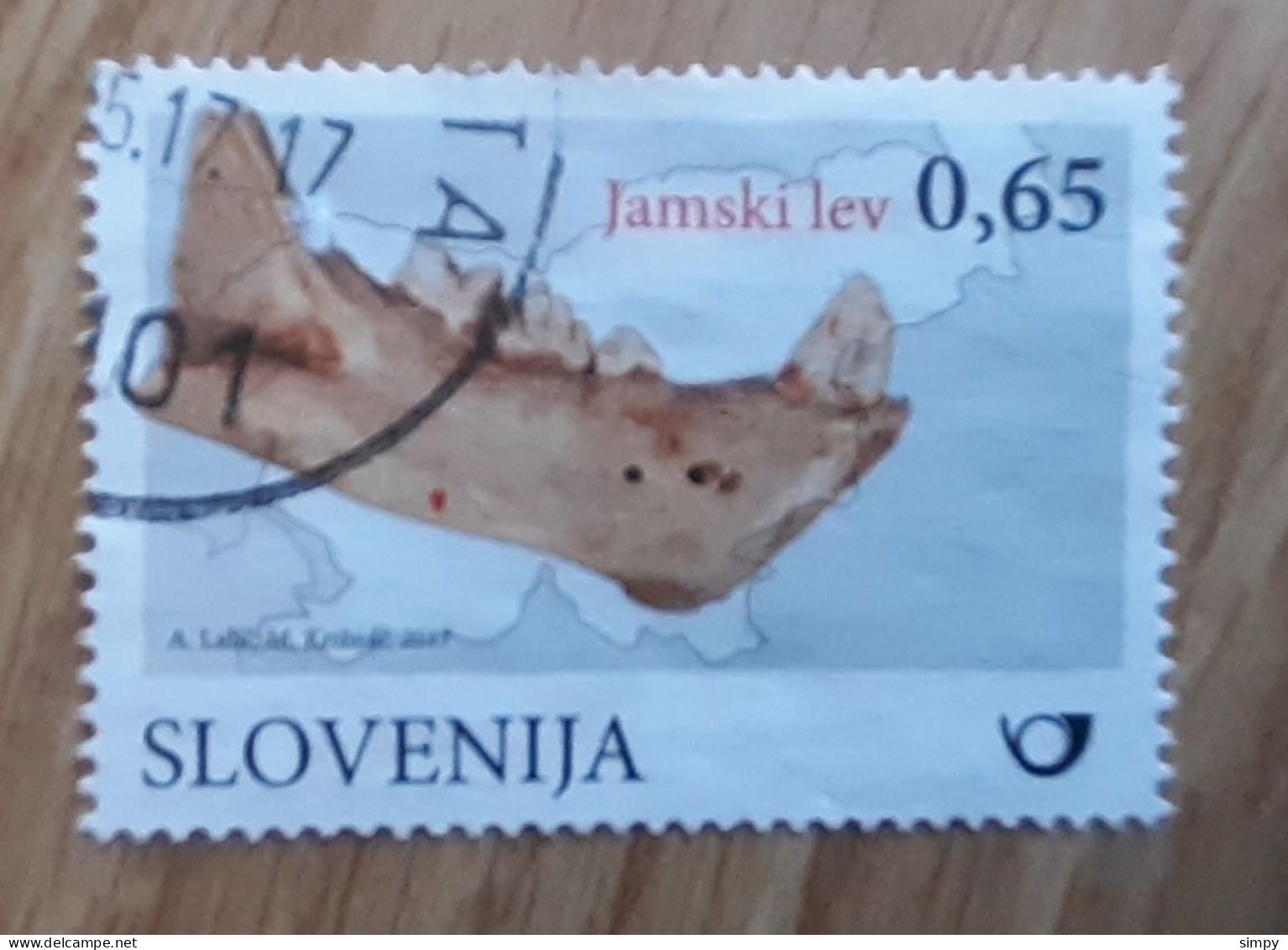 SLOVENIA 2017 Fossil Used Stamp - Slovenia