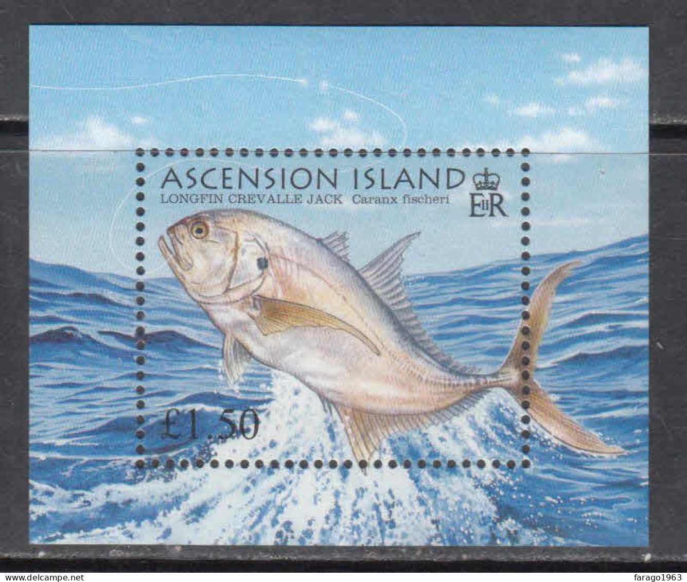 2006 Ascension Tuna Fish Souvenir Sheet MNH - Ascensione