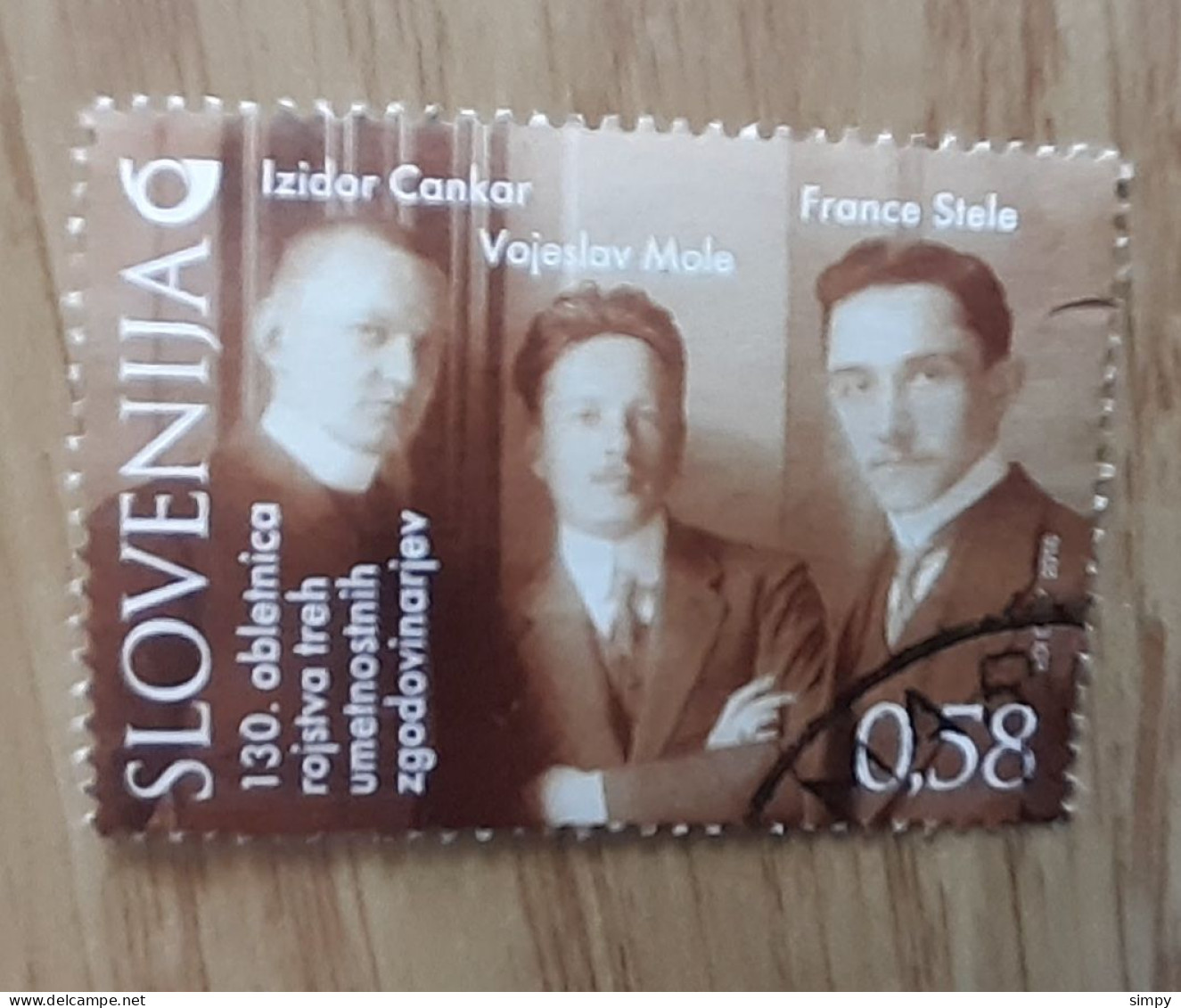 SLOVENIA 2016  Cankar Mole Stele Used Stamp - Eslovenia