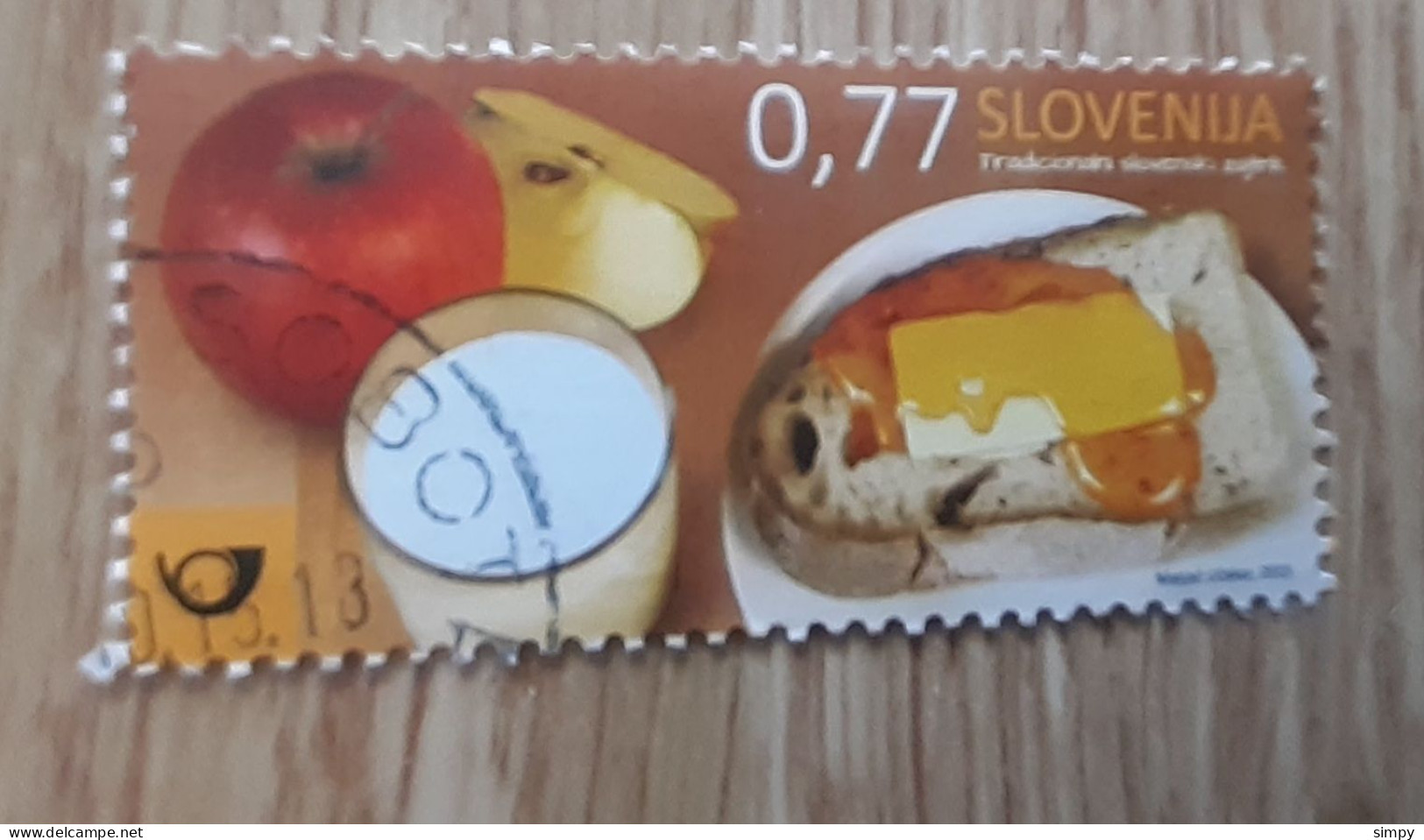 SLOVENIA 2015  Traditional Breakfast Used Stamp - Eslovenia